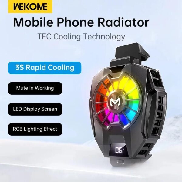 wekome WEKOME Mobile Phone Heat Dissipator with Temperature Display