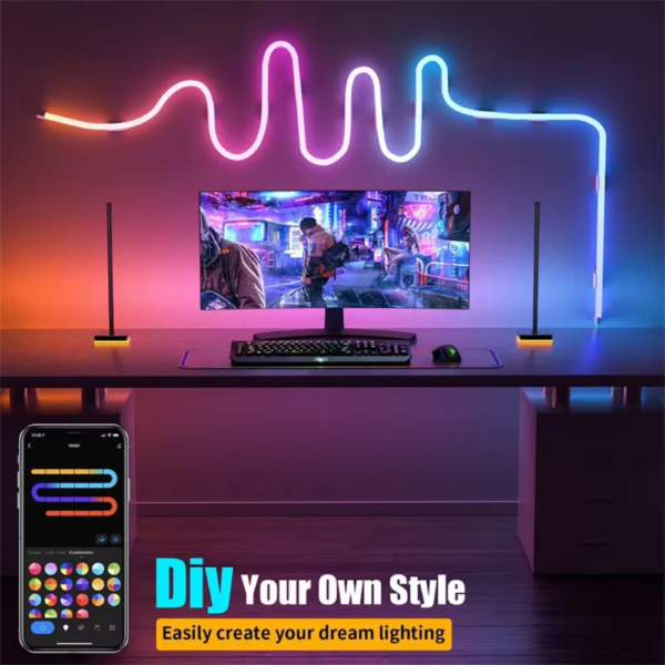 LED smart neon strip light DC5V - 5M